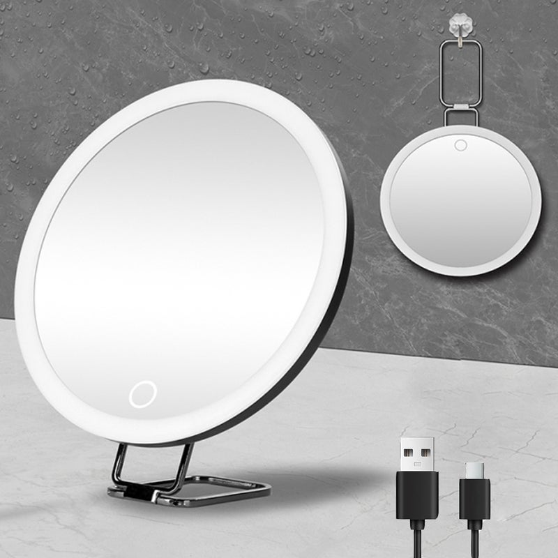 10 Times 20 Times 30 Times Magnification Makeup Mirror Led Makeup Mirror 360 Rotating Makeup Mirror With Lamp Suction Mirror - Image 4